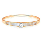 Luster CZ Kada – Sparkling Cubic Zirconia Kada for Women | Peora