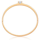 Luster CZ Kada – Sparkling Cubic Zirconia Kada for Women | Peora