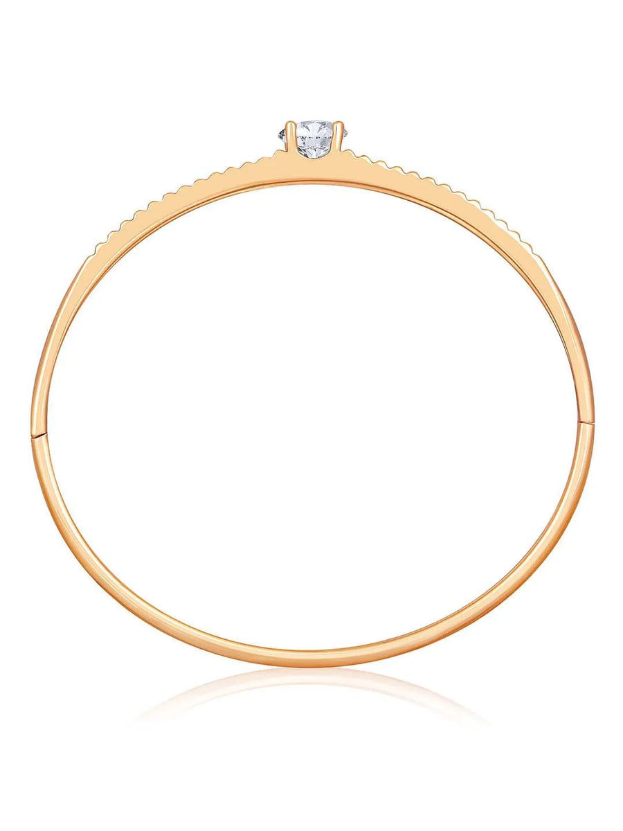 Luster CZ Kada – Sparkling Cubic Zirconia Kada for Women | Peora