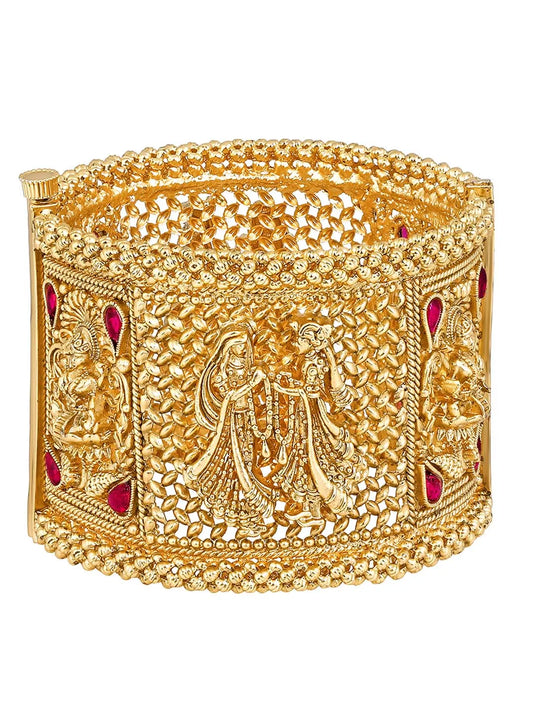 Golden Kada Lakshmi Motif by Peora – Divine Traditional Jewellery

