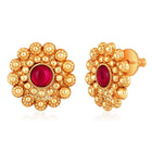 Radiant Glimmer Short Necklace Set - Rani Pink