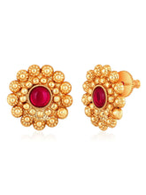 Radiant Glimmer Short Necklace Set - Rani Pink