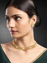 Radiant Glimmer Short Necklace Set - White