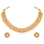 Radiant Glimmer Short Necklace Set - White
