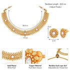 Radiant Glimmer Short Necklace Set - White