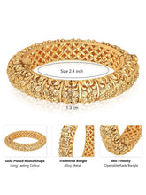 Floral Kada Bangle by Peora – Elegant Fashion Jewellery

