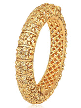 Floral Kada Bangle by Peora – Elegant Fashion Jewellery


