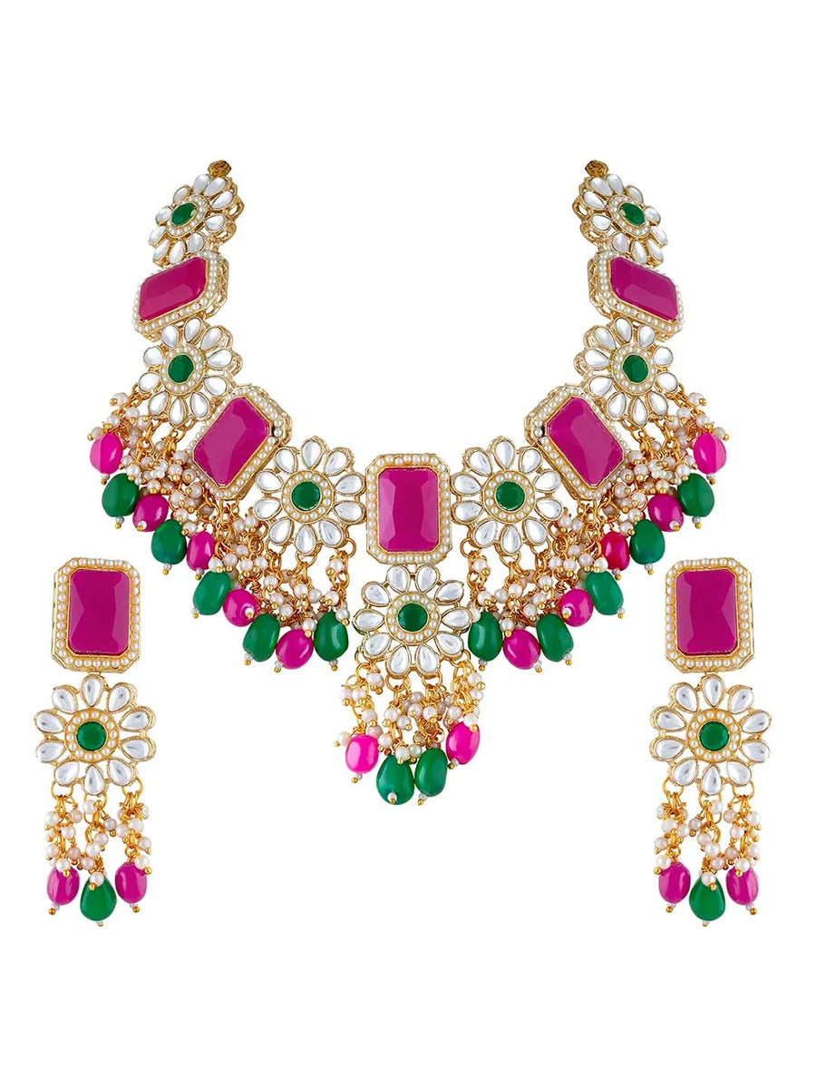Kundan Necklace Set – Regal Fashion Jewellery by Peora

