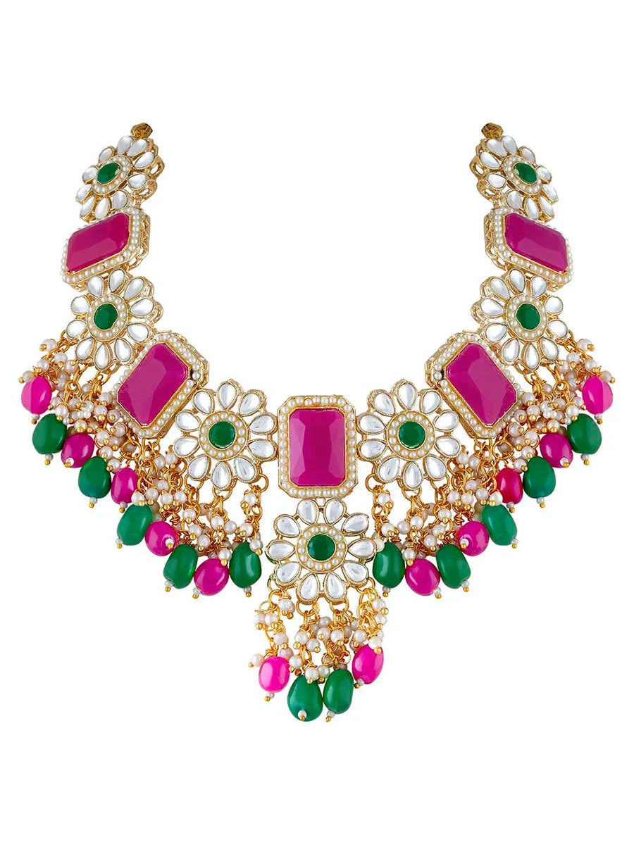 Kundan Necklace Set – Regal Fashion Jewellery by Peora

