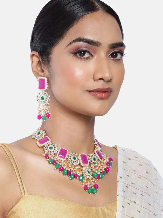 Kundan Necklace Set – Regal Fashion Jewellery by Peora

