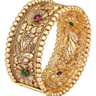 Synthetic Stone Floral Kada by Peora – Stylish Fashion Jewellery

