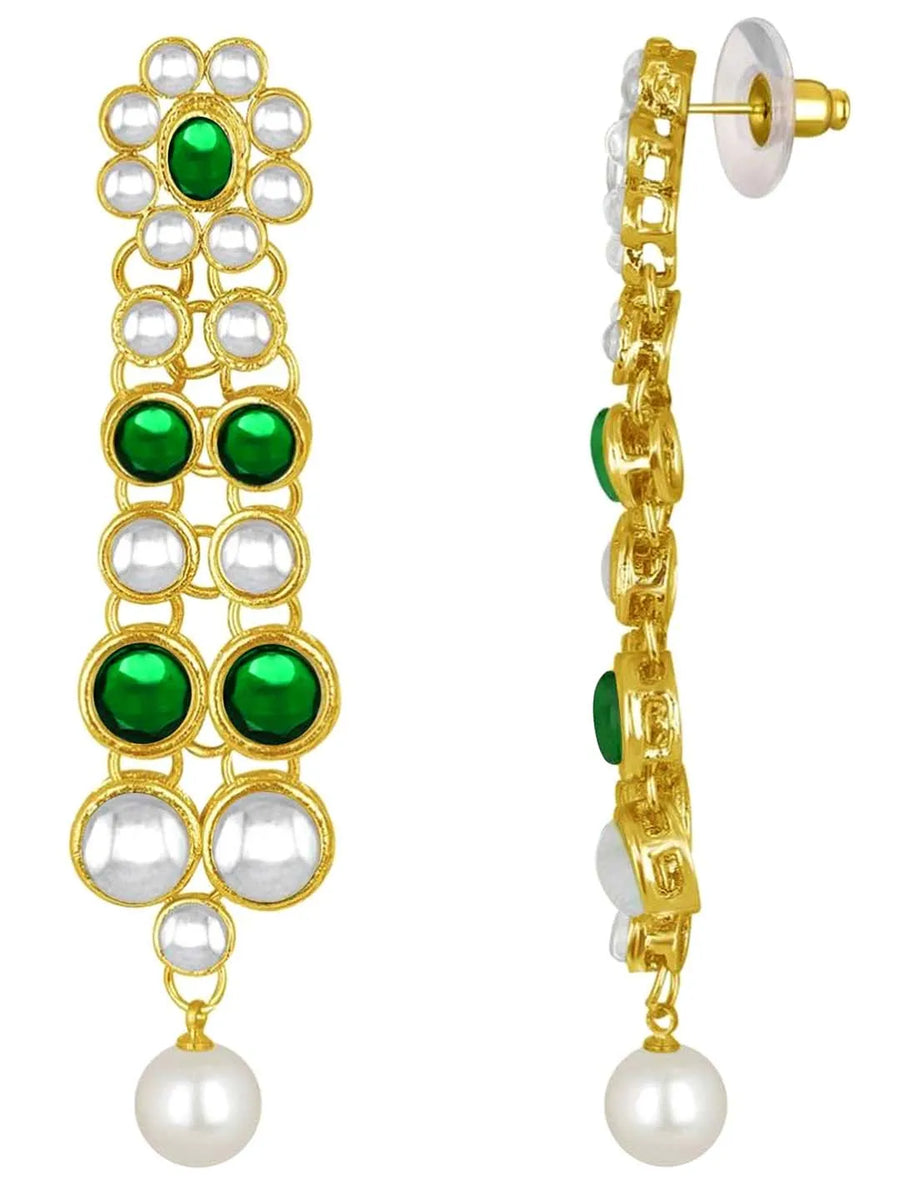 Kundan Necklace Set | Peora Jewellery – Regal Bridal Jewelry