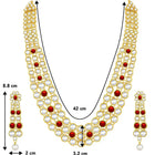 Kundan Necklace Set | Peora Jewellery – Regal Bridal Jewelry