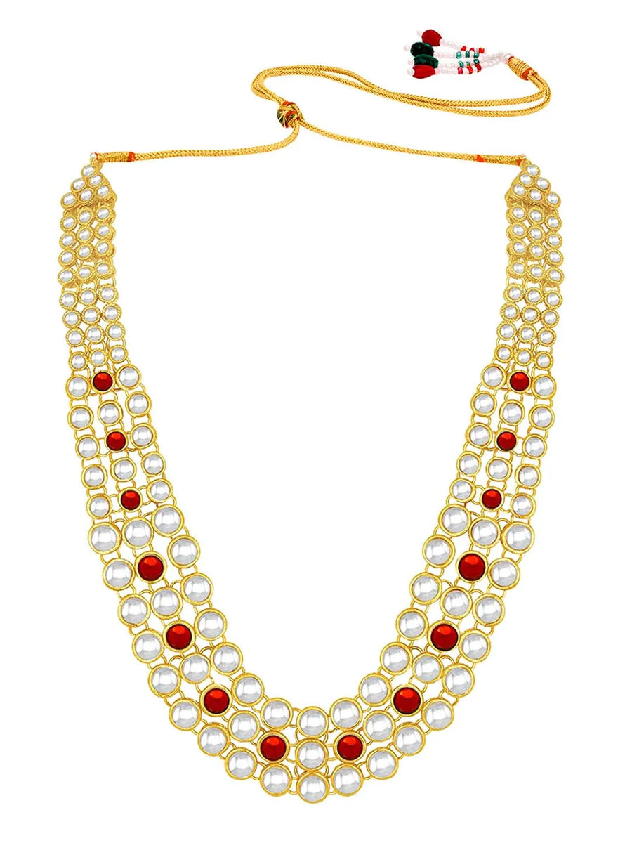 Kundan Necklace Set | Peora Jewellery – Regal Bridal Jewelry