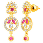 Multi Color CZ Earrings | Peora Colourful CZ Jewellery

