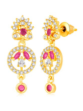 Multi Color CZ Earrings | Peora Colourful CZ Jewellery

