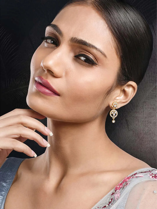 Multi Color CZ Earrings | Peora Colourful CZ Jewellery

