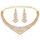 Divinity CZ Necklace Set – Graceful CZ Stone Jewellery by Peora
