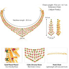 Divinity CZ Necklace Set – Graceful CZ Stone Jewellery by Peora
