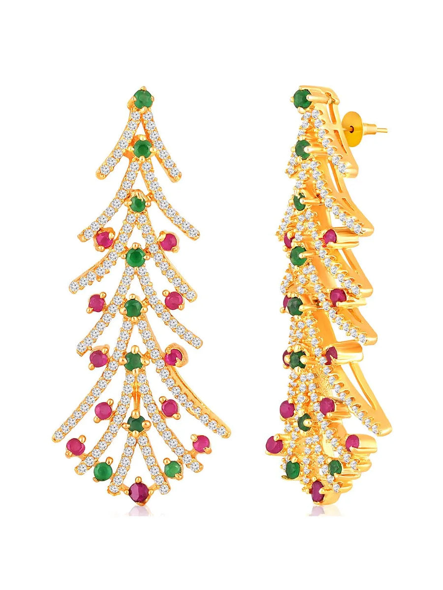 Divinity CZ Necklace Set – Graceful CZ Stone Jewellery by Peora
