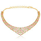 Divinity CZ Necklace Set – Graceful CZ Stone Jewellery by Peora
