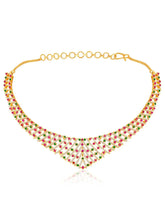 Divinity CZ Necklace Set – Graceful CZ Stone Jewellery by Peora
