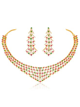 Divinity CZ Necklace Set – Graceful CZ Stone Jewellery by Peora
