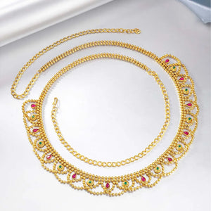 Glamorous Ethnic Style Belly Chain
