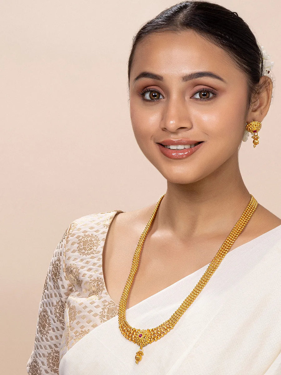 Heritage Necklace Set by Peora | Traditional Fashion Jewellery with Timeless Charm

