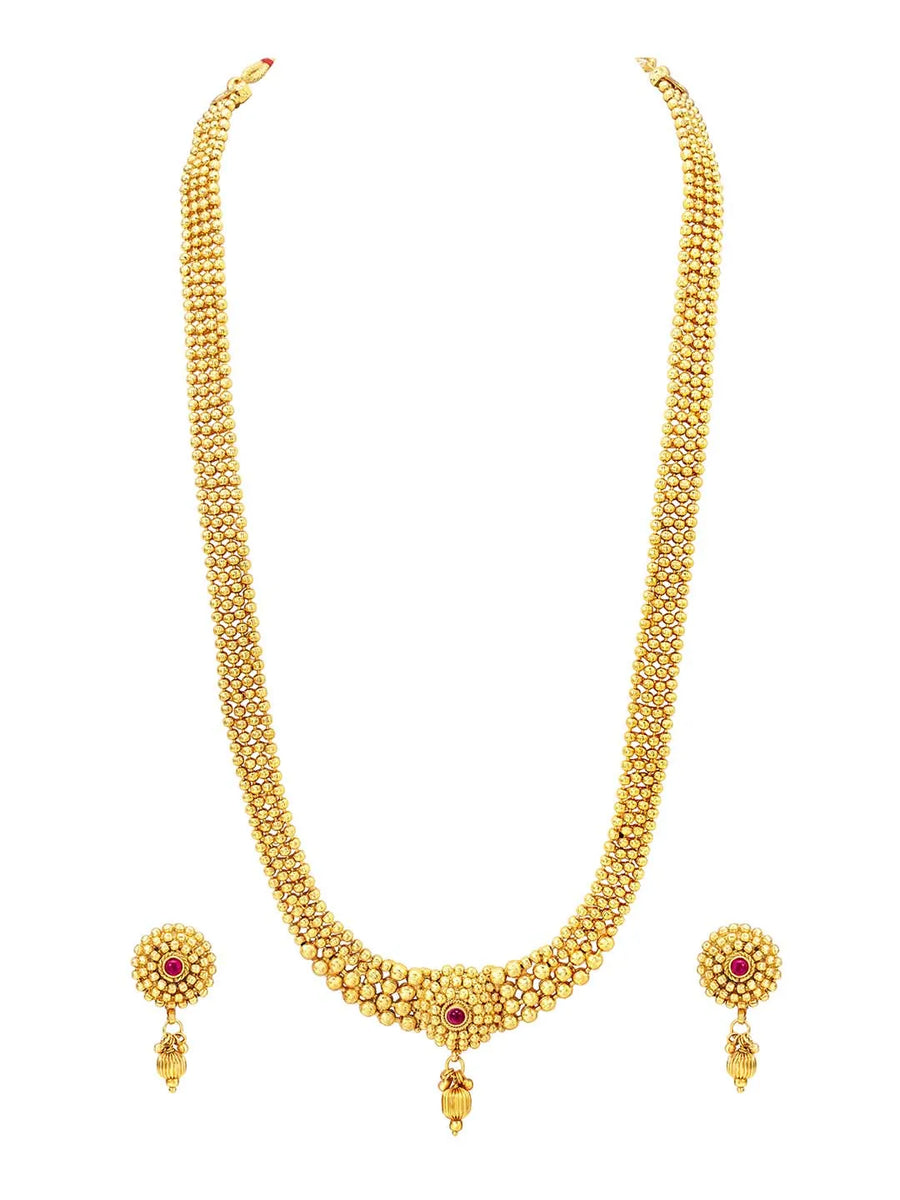 Heritage Necklace Set by Peora | Traditional Fashion Jewellery with Timeless Charm

