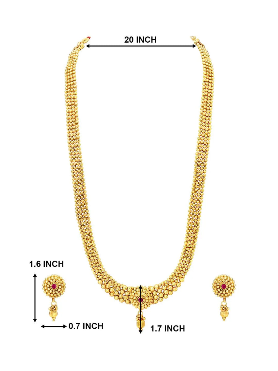 Heritage Necklace Set by Peora | Traditional Fashion Jewellery with Timeless Charm

