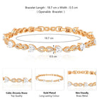 CZ Bracelet by Peora | Sparkling Cubic Zirconia Fashion Jewellery

