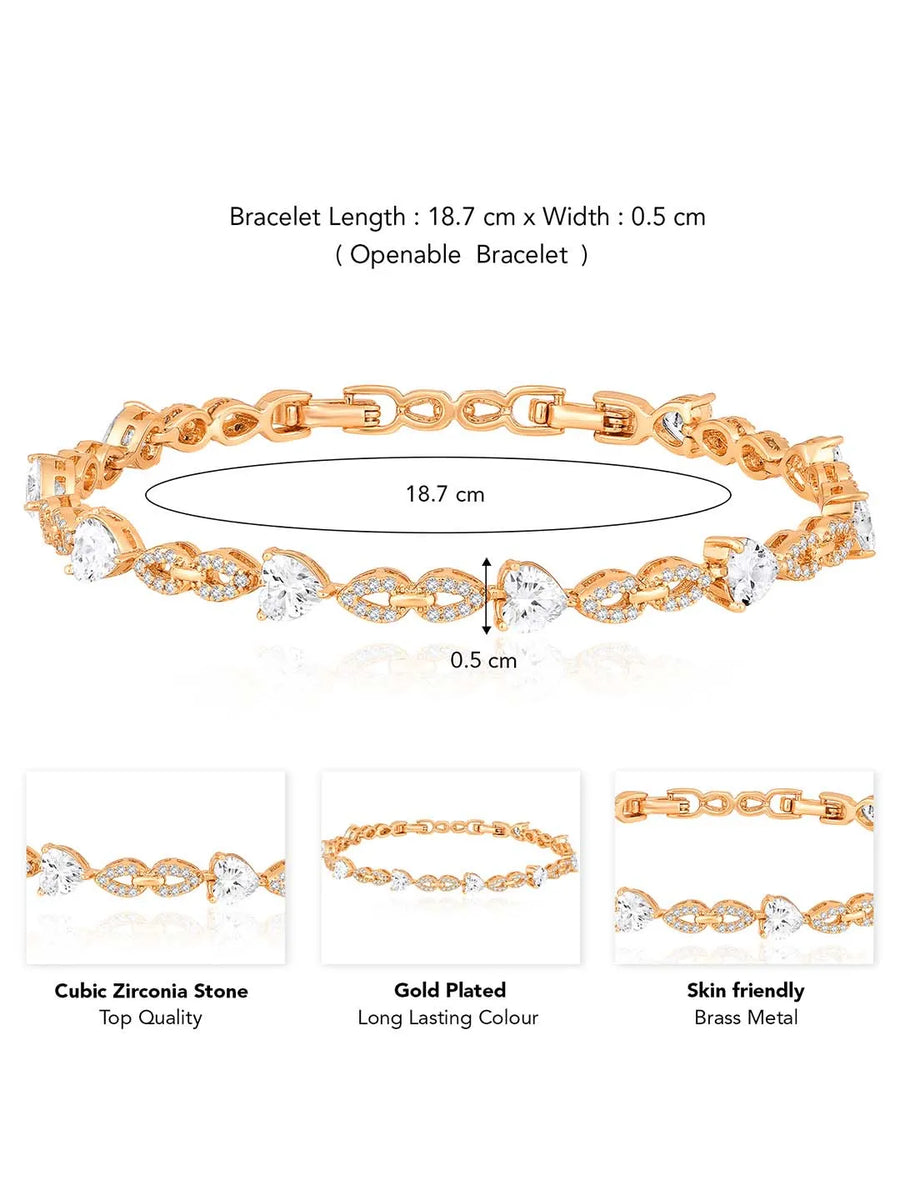 CZ Bracelet by Peora | Sparkling Cubic Zirconia Fashion Jewellery

