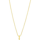 Sparkling Rhombus CZ Pendant Set by Peora. Gold-colored pendant set with a rhombus-shaped design with earrings & CZ stones.