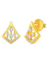 Sparkling Rhombus CZ Pendant Set