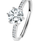 Solitaire Ring by Peora – Timeless Sparkle, Classic Elegance