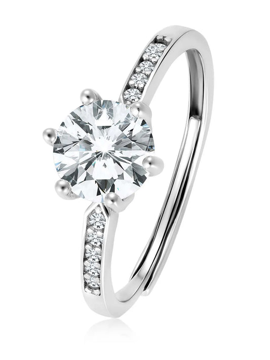 Solitaire Ring by Peora – Timeless Sparkle, Classic Elegance