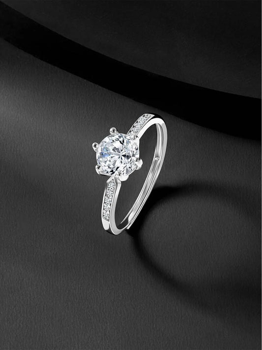 Solitaire Ring by Peora – Timeless Sparkle, Classic Elegance