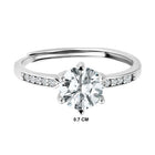 Solitaire Ring by Peora – Timeless Sparkle, Classic Elegance