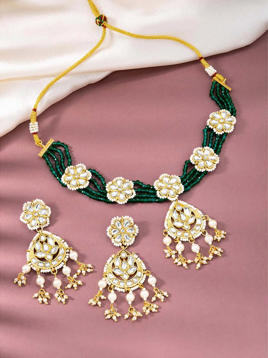 Ethereal Choker Set by Peora | Dreamy Fashion Jewellery for Women

