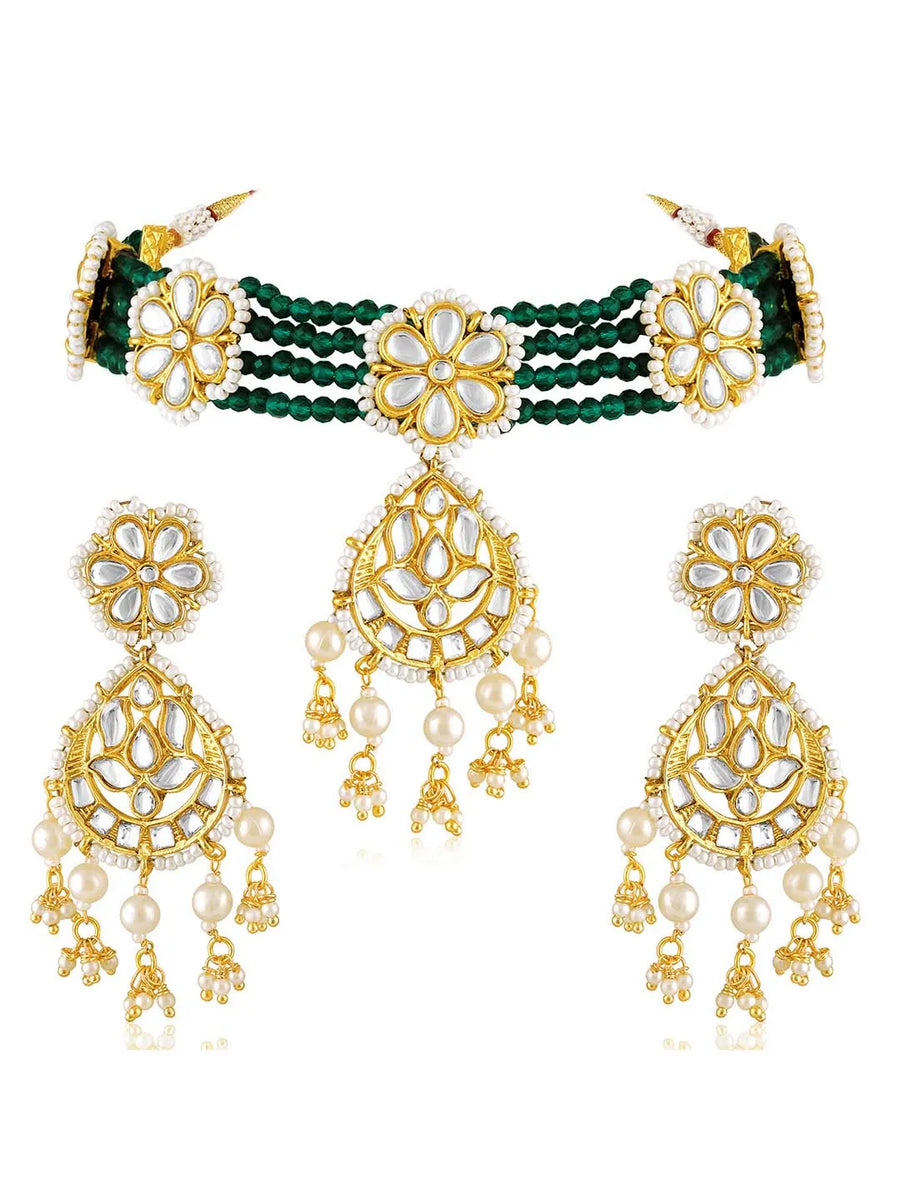 Ethereal Choker Set by Peora | Dreamy Fashion Jewellery for Women

