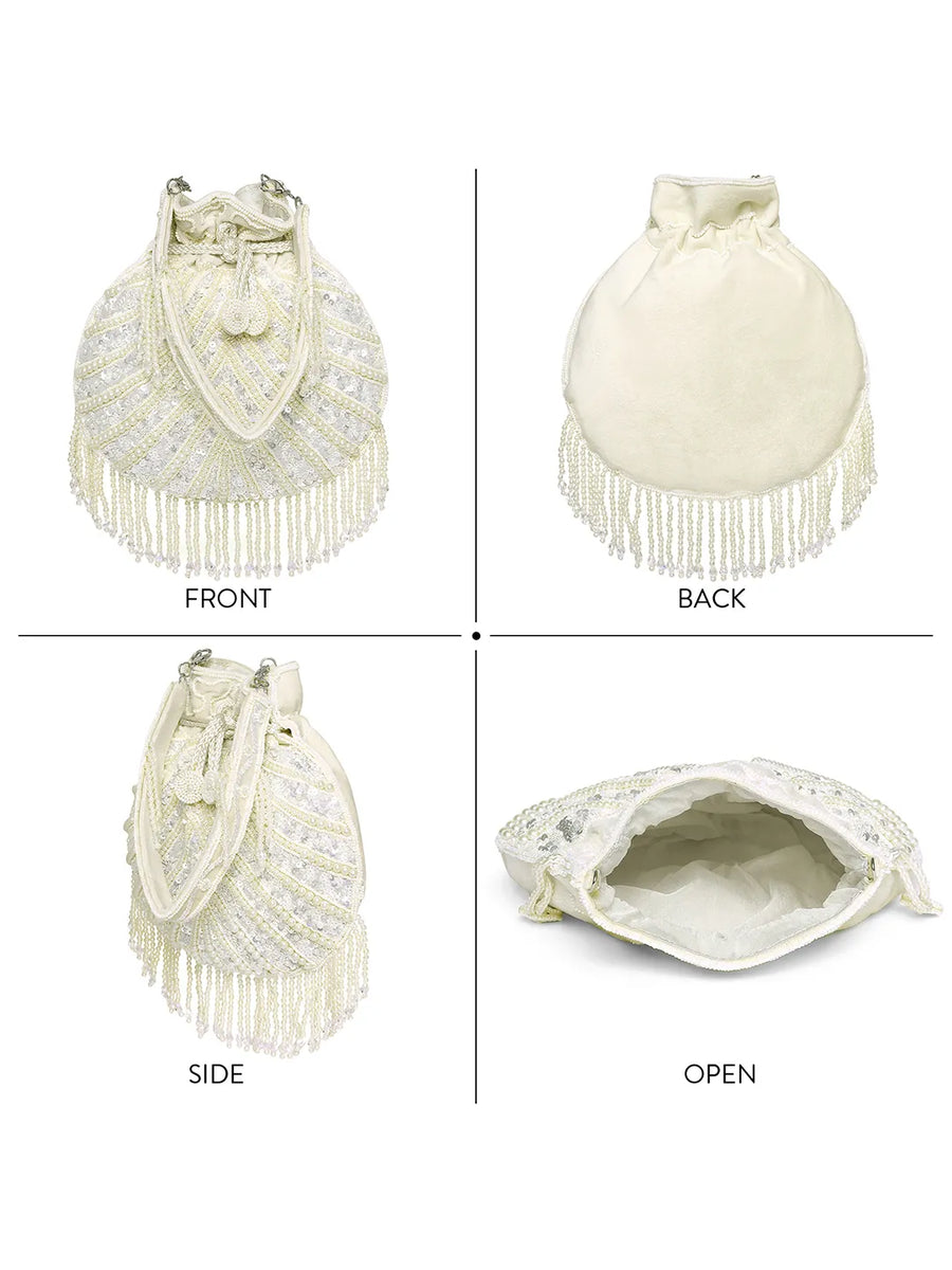 Handcrafted Pearl Potli Styles