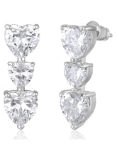 Silver necklace earrings ring set crafted from alloy, adorned with crystals for an elegant, timeless look | Peora
