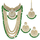 Kundan & Beads Bridal Set by Peora | Traditional Bridal Fashion Jewellery

