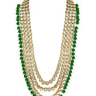 Kundan & Beads Bridal Set by Peora | Traditional Bridal Fashion Jewellery

