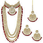 Kundan & Beads Bridal Set by Peora | Traditional Bridal Fashion Jewellery

