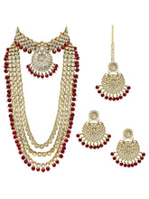 Kundan & Beads Bridal Set by Peora | Traditional Bridal Fashion Jewellery

