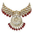 Kundan & Beads Bridal Set by Peora | Traditional Bridal Fashion Jewellery

