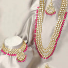 Kundan & Beads Bridal Set by Peora | Traditional Bridal Fashion Jewellery

