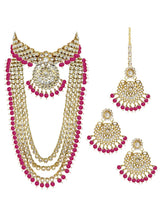 Kundan & Beads Bridal Set by Peora | Traditional Bridal Fashion Jewellery

